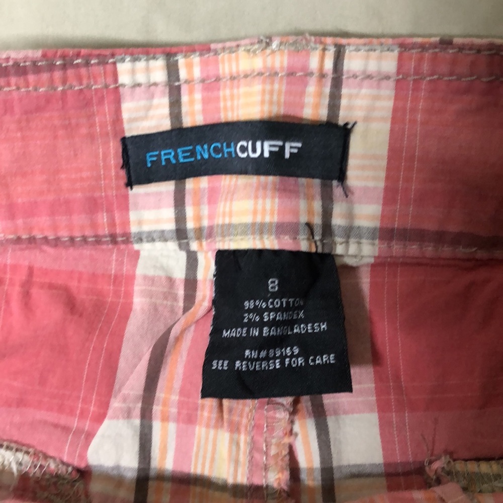 French Cuff plaid‎ shorts - Picture 3 of 3